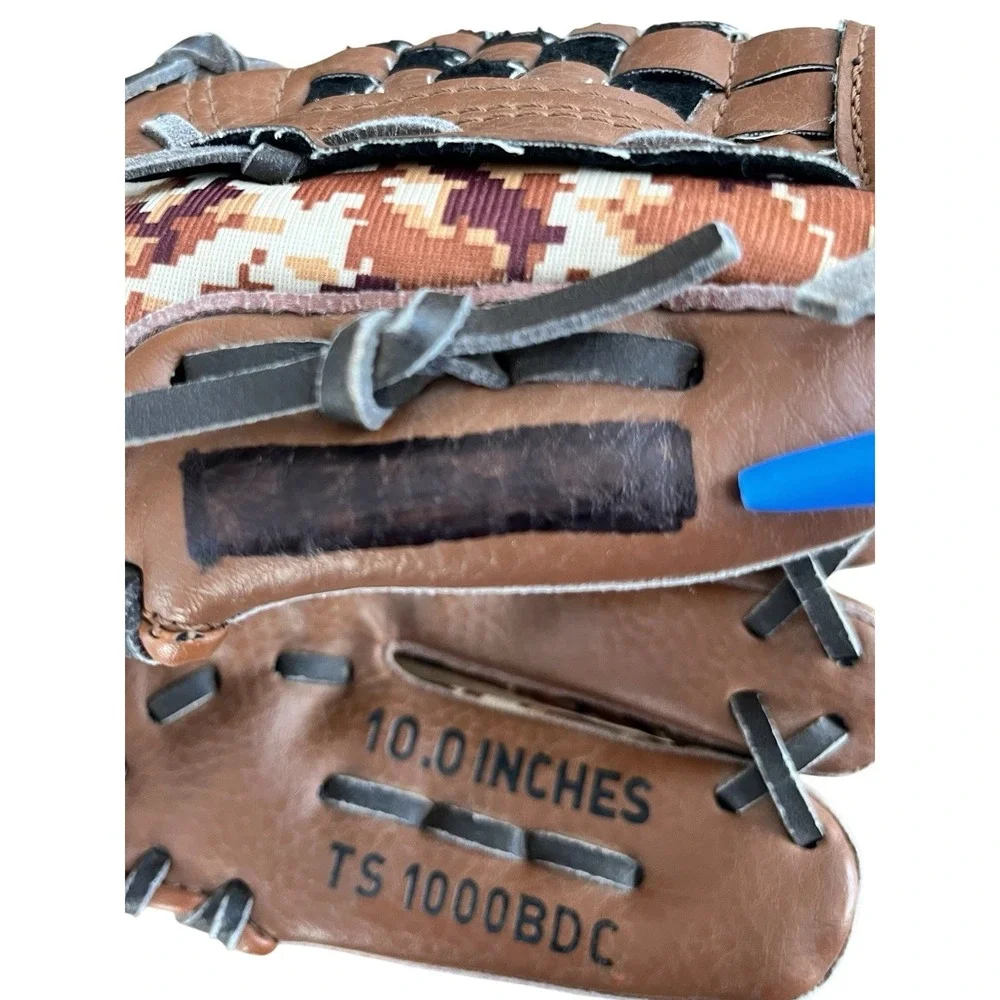 Adidas TS 1000 BDC Baseball Glove 10 Inch Youth Brown Camo Right Hand Throw Mitt